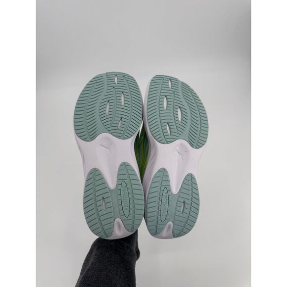 Puma Women's Pounce Lite Lace Up Green Athletic Running Shoes Size 7.5 - Picture 10 of 11